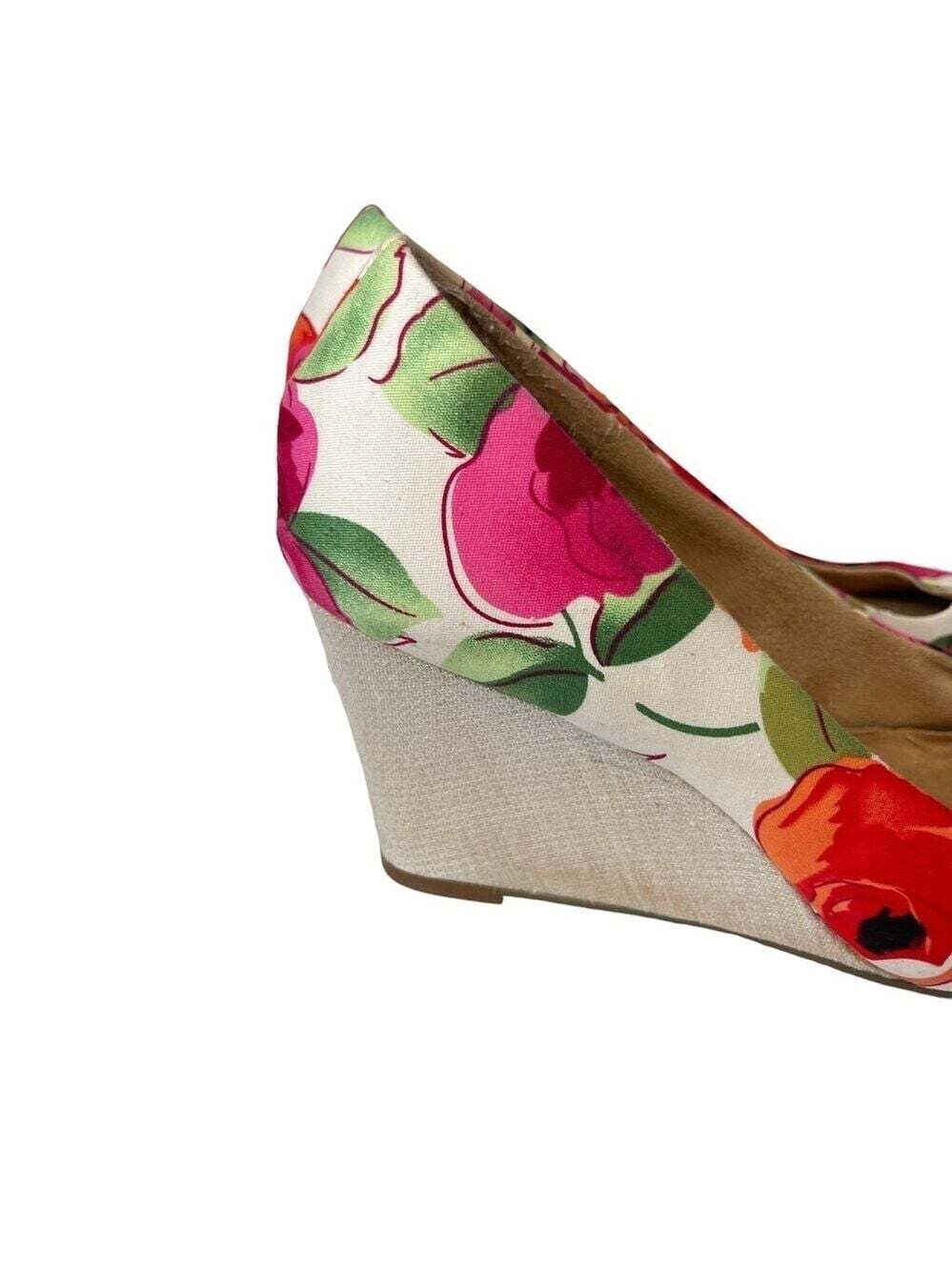 A2 by Aerosoles Plumberry Floral Wedge Heels Size 9.5 Romanticcore Spring - Picture 2 of 13